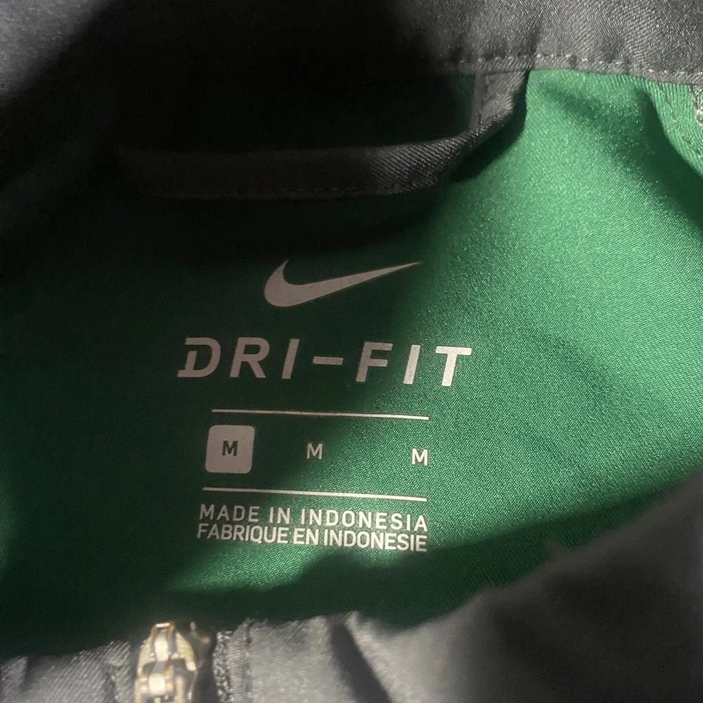 Nike Dri-Fit Michigan State Spartans Full Zip Jacket Men Medium Green Colorblock